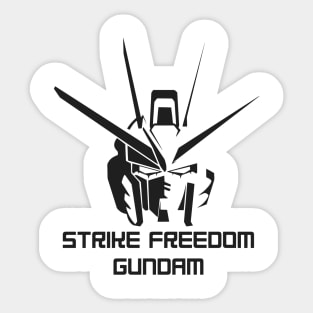 Strike Freedom Gundam Anime Sticker